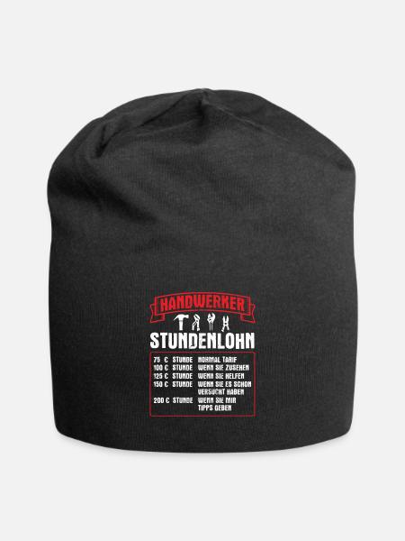 Heimwerker Handwerker Handwerk - Jersey-Beanie - Schwarz