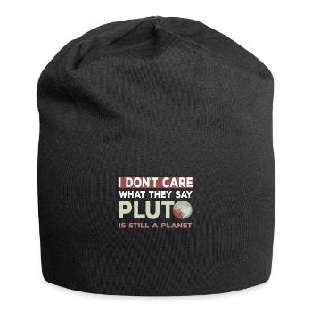 Pluton est toujours une planète - Bonnet en jersey - noir - Devant