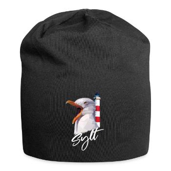 Sylt Westerland Nordsee Insel Geschenk - Jersey-Beanie - Schwarz - Vorne