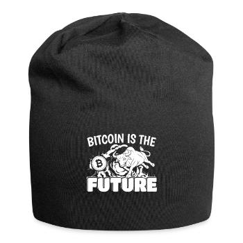 Bitcoin est le futur Bitcoin Trader Cadeau Bitcoin - Bonnet en jersey - noir - Devant