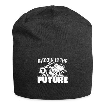 Bitcoin Is The Future Bitcoin Trader Gift Bitcoin - Jersey Beanie - charcoal grey - Front