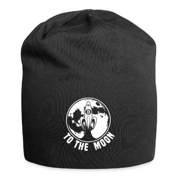 Bitcoin To The Moon Bitcoin Rocket Bitcoin Cadeau - Bonnet en jersey - noir - Devant