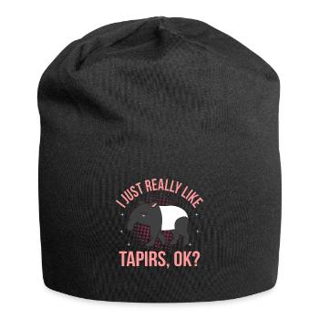 Tapir - Jersey-Beanie - Schwarz - Vorne