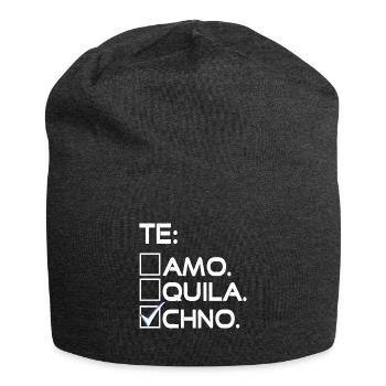 Techno confirmed - Jersey Beanie - charcoal grey - Front