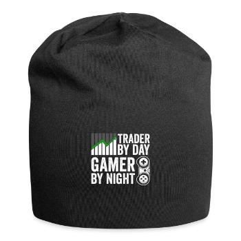 Drôle Stock Exchange Day Trader Wall Street Stocks - Bonnet en jersey - noir - Devant