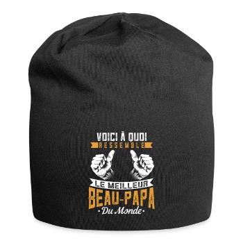 Step-dad gifts step-dad - Jersey Beanie - black - Front