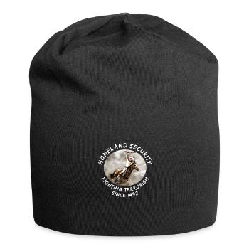 Native Americans | Indianer auf Pferd | Sarkasmus - Jersey-Beanie - Schwarz - Vorne