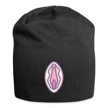 Pink vagina female sex - Jersey Beanie - black - Front