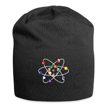Billiard Pool Snooker Funny Gift - Jersey Beanie - black - Front