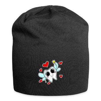 La magie des dents de la fée des dents - Bonnet en jersey - noir - Devant