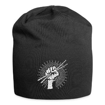 Schlagzeug Schlagzeuger - Jersey-Beanie - Schwarz - Vorne