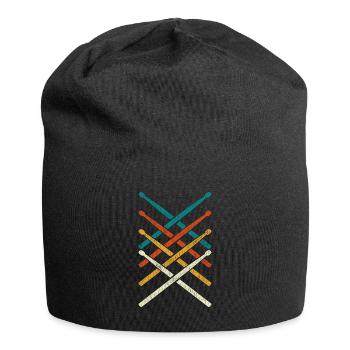Retro drums - Jersey Beanie - black - Front