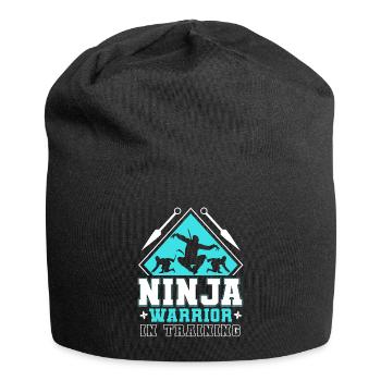 Ninja Warrior In Training - Ninja Warrior Geschenk - Jersey-Beanie - Schwarz - Vorne