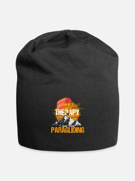 Cadeau de parapente parapente parapente - Bonnet en jersey - noir