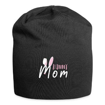 Lapins lapins - Bonnet en jersey - noir - Devant