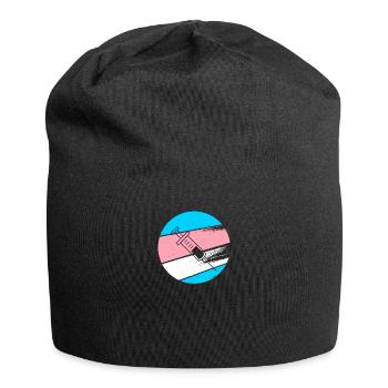 Happy T Day Transgender Testosteron Geschenk Shirt - Jersey-Beanie - Schwarz - Vorne