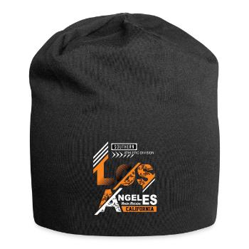 Los Angeles La - Bonnet en jersey - noir - Devant