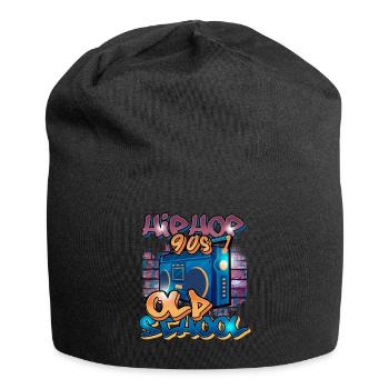 hip hop - Bonnet en jersey - noir - Devant