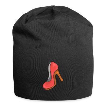 High Heels - Jersey-Beanie - Schwarz - Vorne