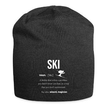 Ski - Jersey-Beanie - Anthrazit - Vorne