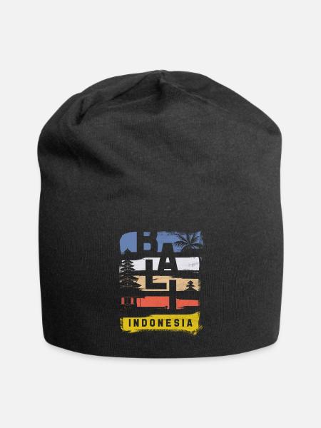 Bali - Jersey-Beanie - Schwarz