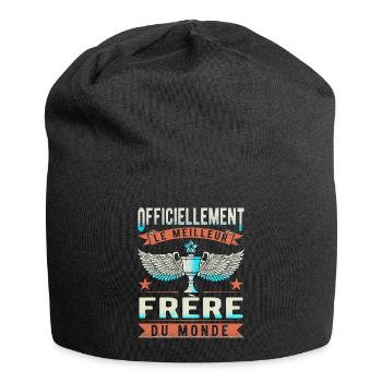 Meilleur Frère Du Monde - Bonnet en jersey - noir - Devant