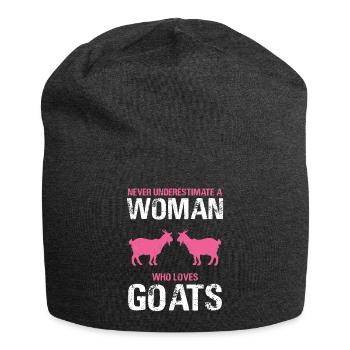 Ziege Geiss - Jersey-Beanie - Anthrazit - Vorne