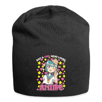 Anime Fan Japanese Culture Manga if it doesnt - Jersey Beanie - black - Front