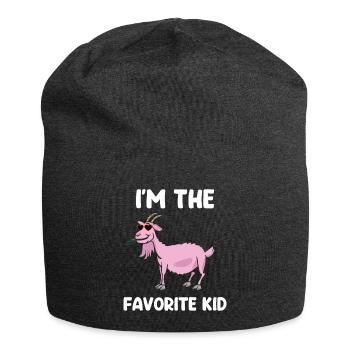 Ziege Geiss - Jersey-Beanie - Anthrazit - Vorne