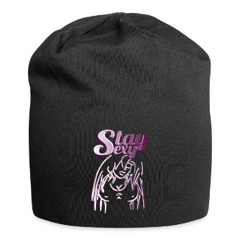 Beautiful Girl Stay Sexy - Jersey Beanie - black - Front