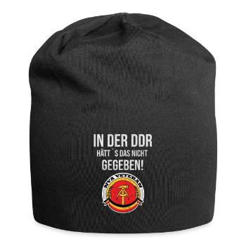 DDR Sprüche Osten Ostalgie NVA Veteran Geschenk - Jersey-Beanie - Schwarz - Vorne