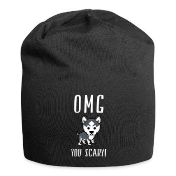 Husky dog - Jersey Beanie - black - Front