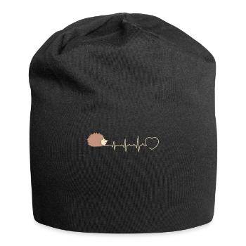 Igel - Jersey-Beanie - Schwarz - Vorne