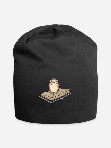Hérisson - Bonnet en jersey - noir
