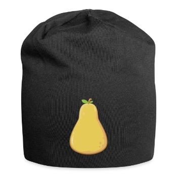 Poire - Bonnet en jersey - noir - Devant