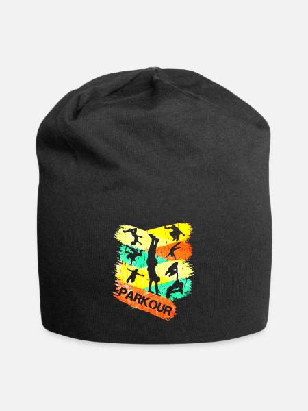 Parkour Freerunning Urban - Jersey-Beanie - Schwarz