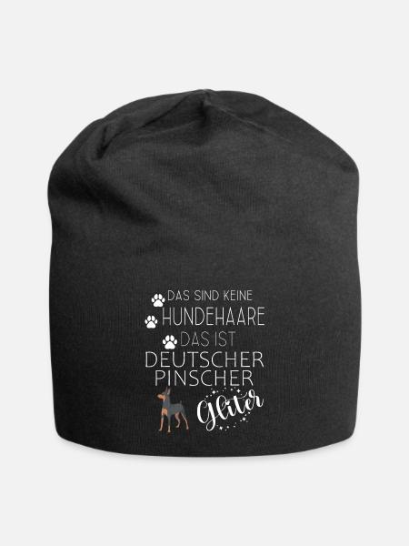Deutscher Pinscher Hunde Pinschers Hund - Jersey-Beanie - Schwarz
