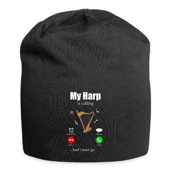 harp - Jersey Beanie - black - Front