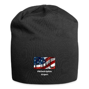 Flughafen Philadelphia - Jersey-Beanie - Schwarz - Vorne