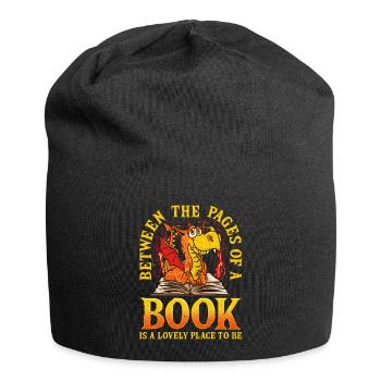 Livre Dragon Lire Livre-livre-livre Roman Auteur - Bonnet en jersey - noir - Devant