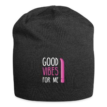 BDSM Bondage Sex Anal Plug Dildo Vibrator Sub - Jersey Beanie - charcoal grey - Front