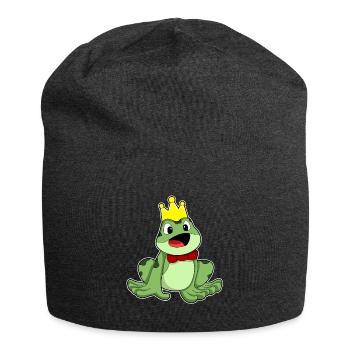 Frosch Krone - Jersey-Beanie - Anthrazit - Vorne