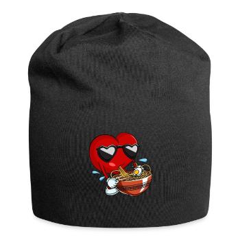 Valentinstag Jungen Ramen Japanisch - Jersey-Beanie - Schwarz - Vorne