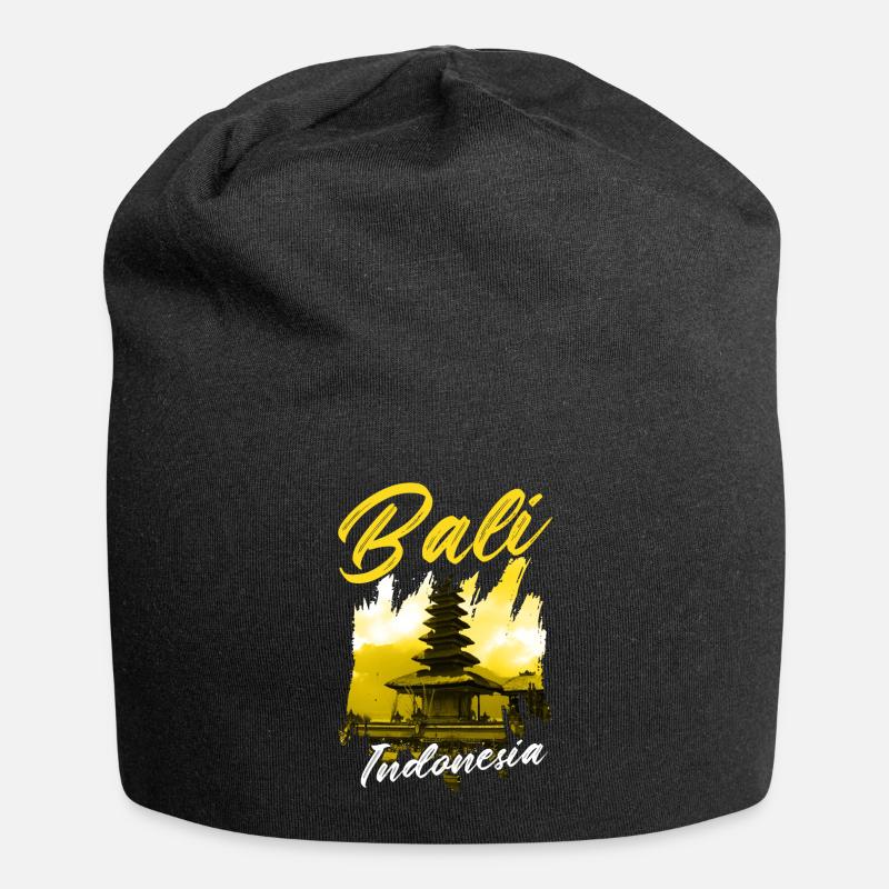 Bali - Jersey-Beanie - Schwarz