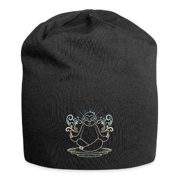 Yoga paresseux - Bonnet en jersey - noir - Devant