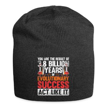 Biologie Evolution - Jersey-Beanie - Anthrazit - Vorne