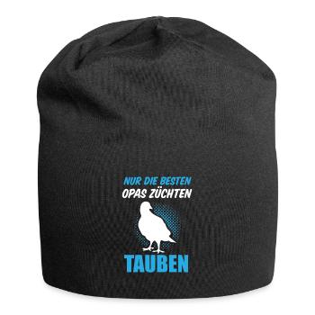 Pigeon Fancier | Carrier Pigeon Breeder - Jersey Beanie - black - Front