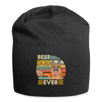 German shepherd dog - Jersey Beanie - black - Front
