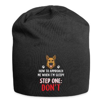 German shepherd dog - Jersey Beanie - black - Front