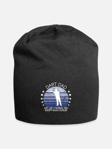 dart dad - Jersey Beanie - black